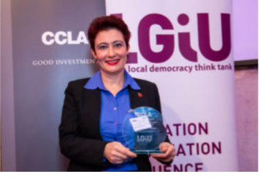 Winning the LGiU Councillor of the Year award