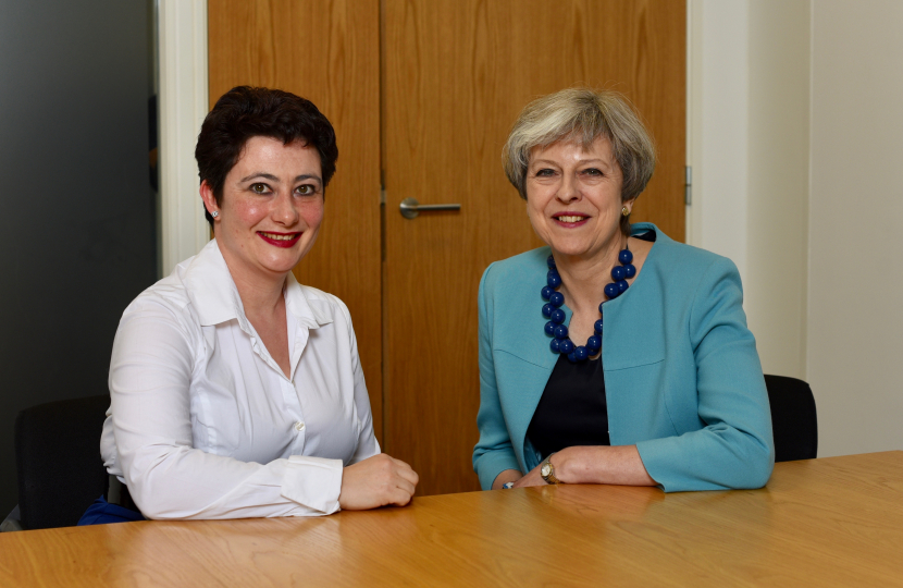 With Theresa May