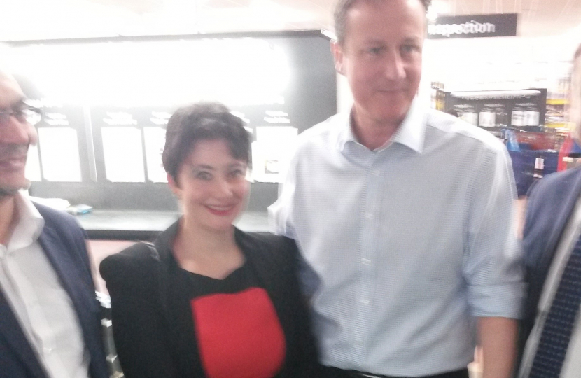 With David Cameron 